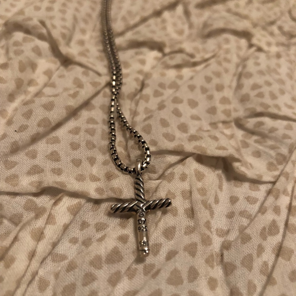 David Yurman cross necklace